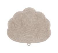 Zwfjcmsa Depurador de espalda y pies manos montado en la pared con ventosas, limpieza profunda y exfoliante en la ducha, color caqui, fácil de usar, 30 x 25,5 cm