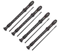 Zwfjcmsa Flauta de 8 agujeros para niños, adultos, principiantes, principiantes, de básico, color café