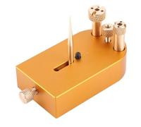 Zwfjcmsa Herramienta de resorte de equilibrio para reloj, corrección fácil, soporte de rueda de equilibrio de reloj, soporte de rueda de equilibrio de movimiento, dorado