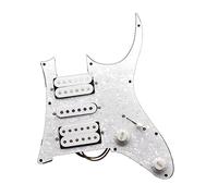 Zwfjcmsa Humbucker - Pastillas precableadas para guitarra, color perla
