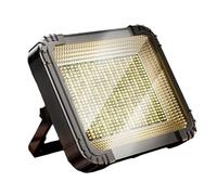 Zwfjcmsa Linterna portátil de 600 LED, recargable, para emergencia, para mercado nocturno, impermeable, para acampar al aire libre