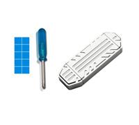 Zwfjcmsa M.2 NVME SSD - Carcasa externa USB 3.2 Gen2 de 10 Gbps tipo A + tipo C M2 NVME caja adaptadora compatible con SSD NVME 2230 M.2