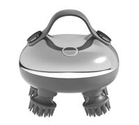 Zwfjcmsa Masajeador eléctrico de cabelludo recargable, masajeador de cabelludo para relajarse, resistente al agua, rascador de cabelludo de mano, fácil de instalar, fácil de usar