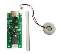 Zwfjcmsa Mini humidificador USB para bricolaje, CC 3.7-5.5 V tipo C, mini humidificador de 330 mA humidificador de aire ultrasónico para el hogar