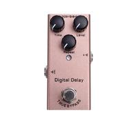 Zwfjcmsa Mini pedal de efectos de guitarra eléctrica, pedal de guitarra eléctrica, retardo digital para guitarra eléctrica