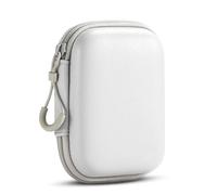 Zwfjcmsa Pebbled - Mini bolsa de almacenamiento rígida portátil para dispositivos digitales, cargador, de protección de disco en U, caja de almacenamiento de dispositivos digitales, bolsa