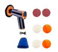 Zwfjcmsa Pulidora de de coche de 100 W, mini máquina pulidora inalámbrica portátil recargable por USB