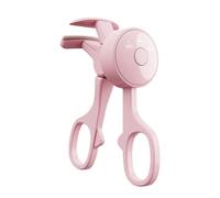 Zwfjcmsa Rizador de pestañas eléctrico con 3 modelos de calefacción, portátil, moldea permanente y clip térmico para pestañas, color rosa