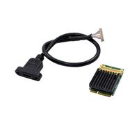 Zwfjcmsa SM750 MiniPCIe a -Compatible 16 MB + 64 MB DDR 1920 x 1440 Aplicación de gráficos integrada, tarjeta gráfica 2D multimedia, fácil de instalar, fácil de usar
