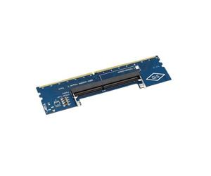 Zwfjcmsa Tarjeta adaptadora de prueba de Memory Stick para laptop, DDR4, tarjeta adaptadora de prueba de memoria a DDR4 de escritorio con tarjeta convertidora