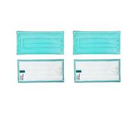 ZWFYJEWU 4 Almohadillas De Fregona Compatibles con Vorwerk Y Kobold, Piezas For Aspiradoras SP520/SP530/MF520/MF530, Paños Lavables For Fregona A Vapor.