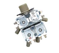 ZWFYJEWU Válvula De Entrada De Lavadora De 12 V CC, Válvula Solenoide De CC, Compatible con LG, Repuestos For Lavadoras De Tambor.(4 Water outlets)