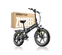 ZWHEEL Urban | Bici Eléctrica Plegable Fat Bike 100 km - 500W | 500W | 100 km | Batería Extraíble 48V | 7 Velocidades Japonés | Fat Bike 20" x 4.0" | Frenos Hidráulicos | Plegable y Ligera