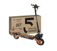ZWHEEL ZCOUGAR Plus | Patinete Eléctrico Adultos Homologado DGT - 800W-1600W MAX, 70km Autonomía, Suspensión Duo Shock, IP54, Frenos Regeneradores AER - Ruedas 10" Offroad Todoterreno
