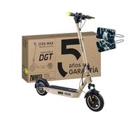 ZWHEEL ZFOX MAX Autumn Sunrise | Patinete Eléctrico Adultos Homologado DGT - 800W MAX, 50km Autonomía, IP54 Resistencia al Agua, Ruedas 10" - Llave NFC, Intermitentes, Doble Suspensión, Frenos AER