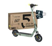 ZWHEEL ZFOX MAX Street Hunter | Patinete Eléctrico Adultos Homologado DGT - 800W MAX, 50km Autonomía, IP54 Resistencia al Agua, Ruedas 10" - Llave NFC, Intermitentes, Doble Suspensión, Frenos AER