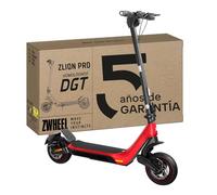ZWHEEL ZLion Pro Corallium | Patinete Eléctrico Adultos Homologado DGT - 1200W MAX, 40km Autonomía - Regeneración de Batería al Frenar, Ruedas 10" Tubeless Antipinchazo - Frenos de Disco y Eléctricos