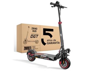 ZWheel ZRino Duo Max Patinete Eléctrico 10" 1000W Negro Rojo