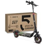 ZWHEEL ZRINO SE | Patinete Eléctrico Adultos Homologado DGT - 600W-1200W MAX, 35km Autonomía, Ruedas 10" Tubeless - Doble Suspensión Hidráulica, Intermitentes, Frenos Disco, Pantalla, IP54