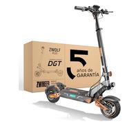 ZWHEEL ZWOLF | Patinete Eléctrico Adultos Homologado DGT - 500W-1000W MAX, 50-70km Autonomía, Geolocalización, Suspensión Híbrida Ajustable, Frenos Regeneradores AER - Ruedas 10" Offroad