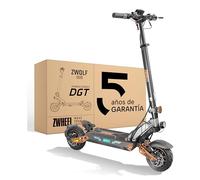ZWHEEL ZWOLF | Patinete Eléctrico Adultos Homologado con Talleres España | 50-70 km | 5 Años de Soporte | Homologado DGT | Ruedas 10" Offroad Tubeless | Intermitentes | App | Suspensión Híbrida