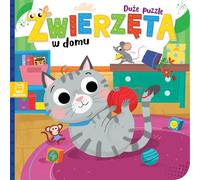 Zwierzęta w domu. Duże puzzle