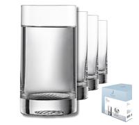 Zwiesel Glas Allround Echo - Juego de 4 vasos modernos para agua y zumos, aptos para lavavajillas, fabricados en Alemania (número de referencia 123376)