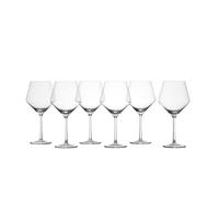 ZWIESEL GLAS Copa de vino tinto de color burdeos puro (juego de 6) elegantes copas de color burdeos para vino tinto, copas de cristal Tritan apta