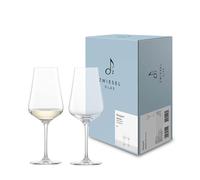 Zwiesel Glas Juego de 2 copas de vino blanco, elegantes copas de vino para vino blanco, aptas para lavavajillas, fabricadas en Alemania (número de referencia 123739)