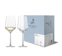 Zwiesel Glas Sauvignon Blanc Pure - Juego de 2 copas de vino blanco para vino blanco, aptas para lavavajillas, fabricadas en Alemania (número de referencia 122314)