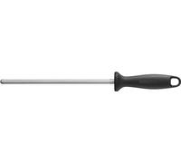 ZWILLING afilador de acero, Cromado, Longitud: 23 cm, Mango de plástico negro con lazo de colgar