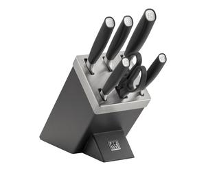 ZWILLING All * Star 7-pzs, Taco de cuchillos, Plata, Antracita