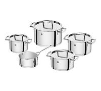 ZWILLING Batería de Cocina de 5 Piezas, 4 Tapas, Apto para Inducción, Acero Inoxidable, Passion