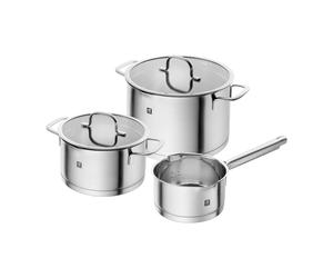Zwilling Batería de cocina Zwilling TrueFlow 3 piezas Silver