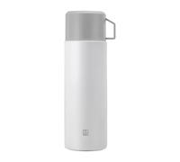 ZWILLING THERMO Botella aislante, Taza integrada, Termo, Aislamiento de doble pared, 1 L, Altura: 28,1 cm, Blanco