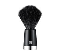 ZWILLING Brocha de afeitar (pelo sintético, vegana, fácil de cuidar, cerdas suaves, secado rápido, espuma de afeitar), negra