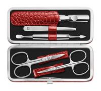 ZWILLING Classic Set de manicura de 5 piezas en rojo