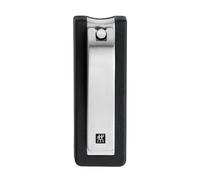 ZWILLING Cortaúñas (Con caja recogeúñas, Fuerte efecto de palanca para uñas de manos y pies, Filo de corte ligeramente curvado), Premium, negro 65 mm