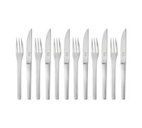 Zwilling Cubiertos de carne Zwilling Melbourne 12 piezas acero inoxidable mate