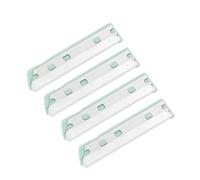 ZWILLING Cuchillas de recambio para afeitadora de vello facial (acero inoxidable, extra afiladas y precisas, pack de recambio), premium, 4 piezas