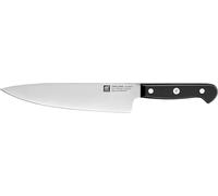 Zwilling Cuchillo de Chef Gourmet 20 cm, Acero Inoxidable, Mango Ergonómico, Negro - Fabricado en Alemania