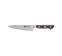Zwilling Cuchillo de cocina compacto Zwilling Tanrei 14 cm Acero damasco-negro
