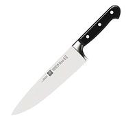 ZWILLING Cuchillo de cocina, Longitud de la hoja: 20 cm, Hoja ancha, Mango especial de acero inoxidable/plástico, Profesional S