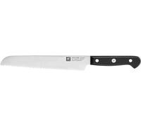 ZWILLING Cuchillo de Pan Gourmet, 20 cm, Acero Inoxidable, Mango Ergonómico Negro -Fabricado en Alemania