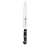 ZWILLING Gourmet - Cuchillo de Carne 20 cm, Acero Inoxidable Especial, Mango Ergonómico Negro - Fabricado en Alemania