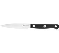 ZWILLING Cuchillo Gourmet pelar y decorar, 10 cm, acero inoxidable, mango ergonómico plástico, negro -Fabricado en Alemania
