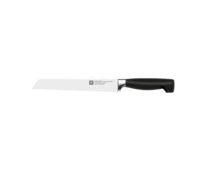 Zwilling Cuchillo para pan Zwilling Four star 20 cm Negro-acero inoxidable