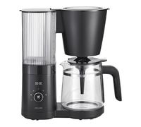 ZWILLING ENFINIGY Cafetera de filtro con jarra de vidrio de 1,5l, Cafetera con caldera de acero inoxidable, 12 tazas, Plástico, Negro