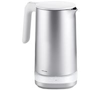 ZWILLING ENFINIGY Hervidor de agua Pro con ajuste de temperatura, Filtro antical de acero inoxidable y función mantener en caliente, 1850 W, 1,5 l, Plata