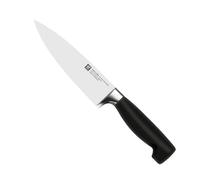 Zwilling Cuchillo de chef Zwilling Four star 16 cm Negro-acero inoxidable